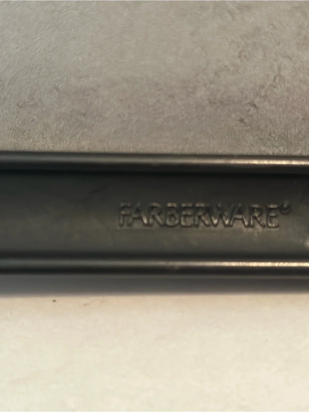 Vintage 1994 Farberware Black Nylon Slotted Spoon Heat Resistant Kitchen Utensil